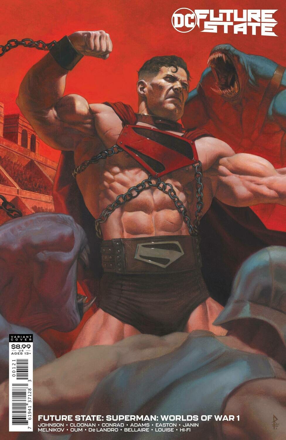 FUTURE STATE SUPERMAN WORLDS OF WAR #1 CARD STOCK VAR ED
DC COMICS
(20th January 2021)