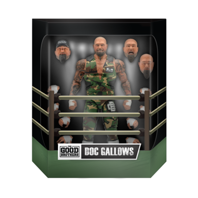 Super7 Good Brothers Wrestling Ultimates Doc Gallows 7" Scale Action Figure