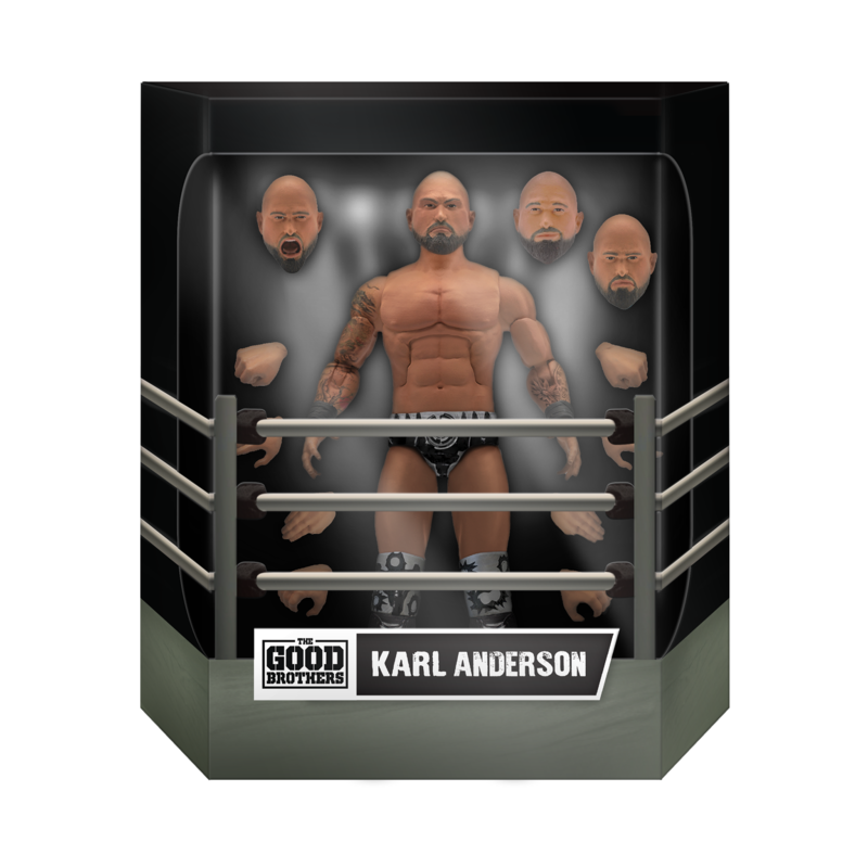 Super7 Good Brothers Wrestling Ultimates Karl Anderson 7" Scale Action Figure