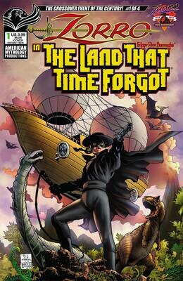 ZORRO IN LAND THAT TIME FORGOT #1 CVR A MARTINEZ
AMERICAN MYTHOLOGY COMICS
(28th October 2020)