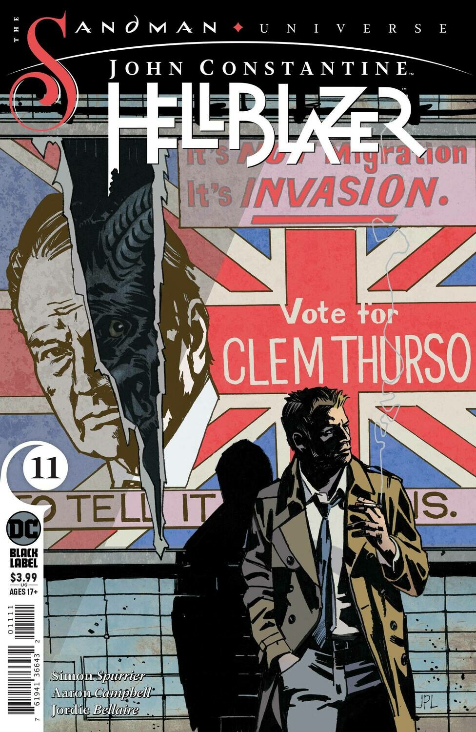 JOHN CONSTANTINE HELLBLAZER #11 (MR)
DC COMICS
(28th October 2020)