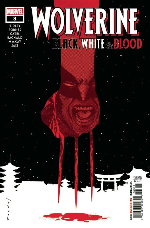 WOLVERINE BLACK WHITE BLOOD #3 (OF 4)
MARVEL COMICS
(17th February 2021)