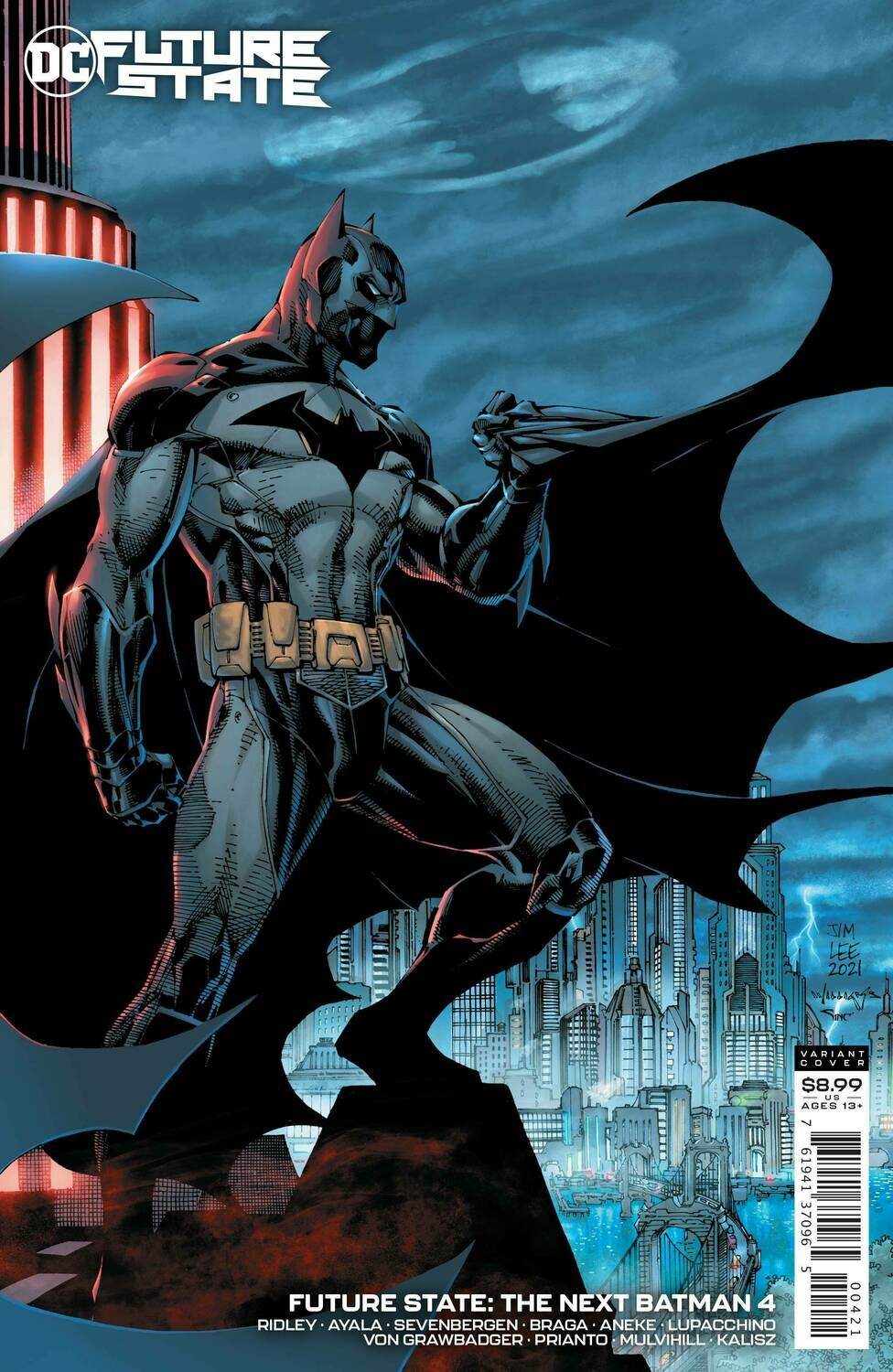FUTURE STATE NEXT BATMAN #4 CARDSTOCK VAR ED
DC COMICS
(17th February 2021)