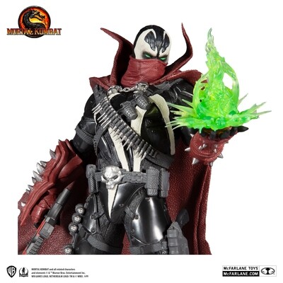 McFarlane Toys 7" Mortal Kombat - 12" Static Commando Spawn Figure (Not Articulated)