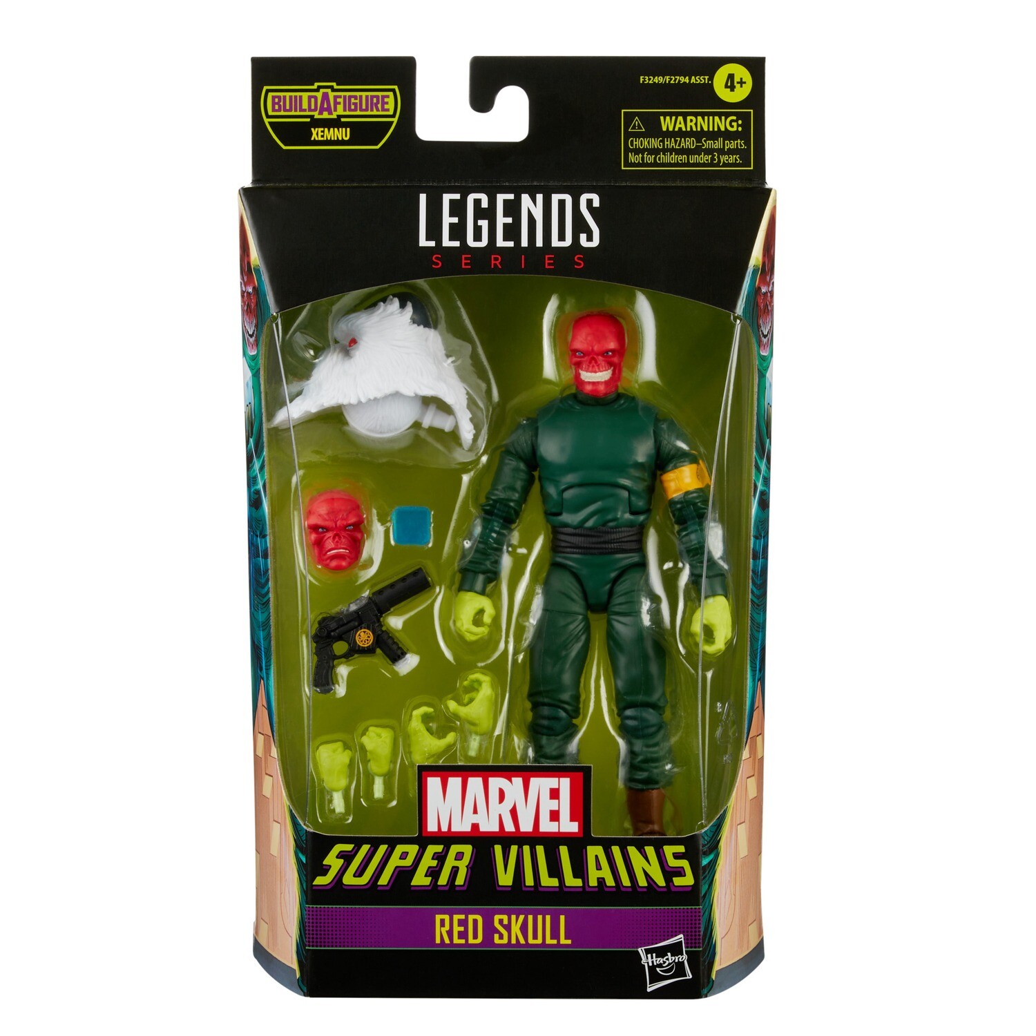 Marvel Legends SUPER VILLAINS Wave 1: RED SKULL (XEMNU BAF)