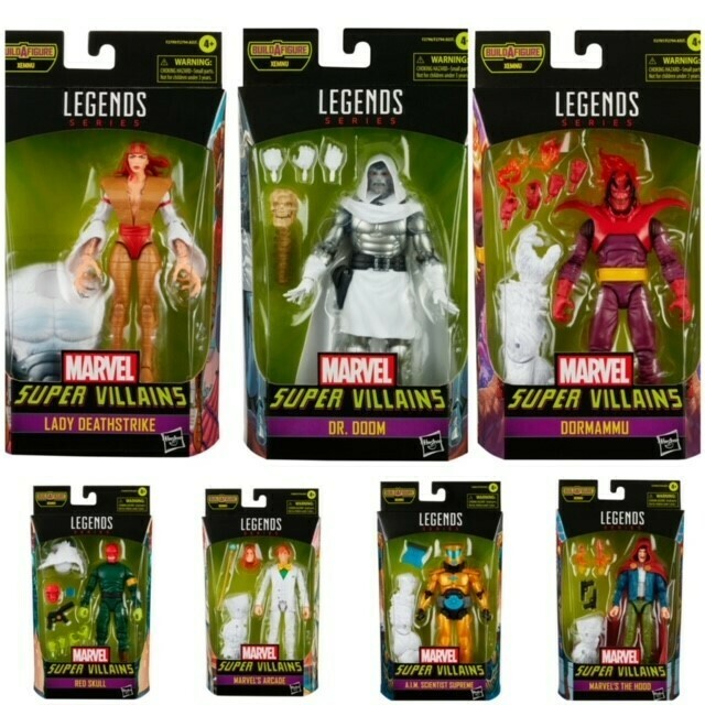 Marvel Legends SUPER VILLAINS Wave 1: SET OF 7 (XEMNU BAF)
