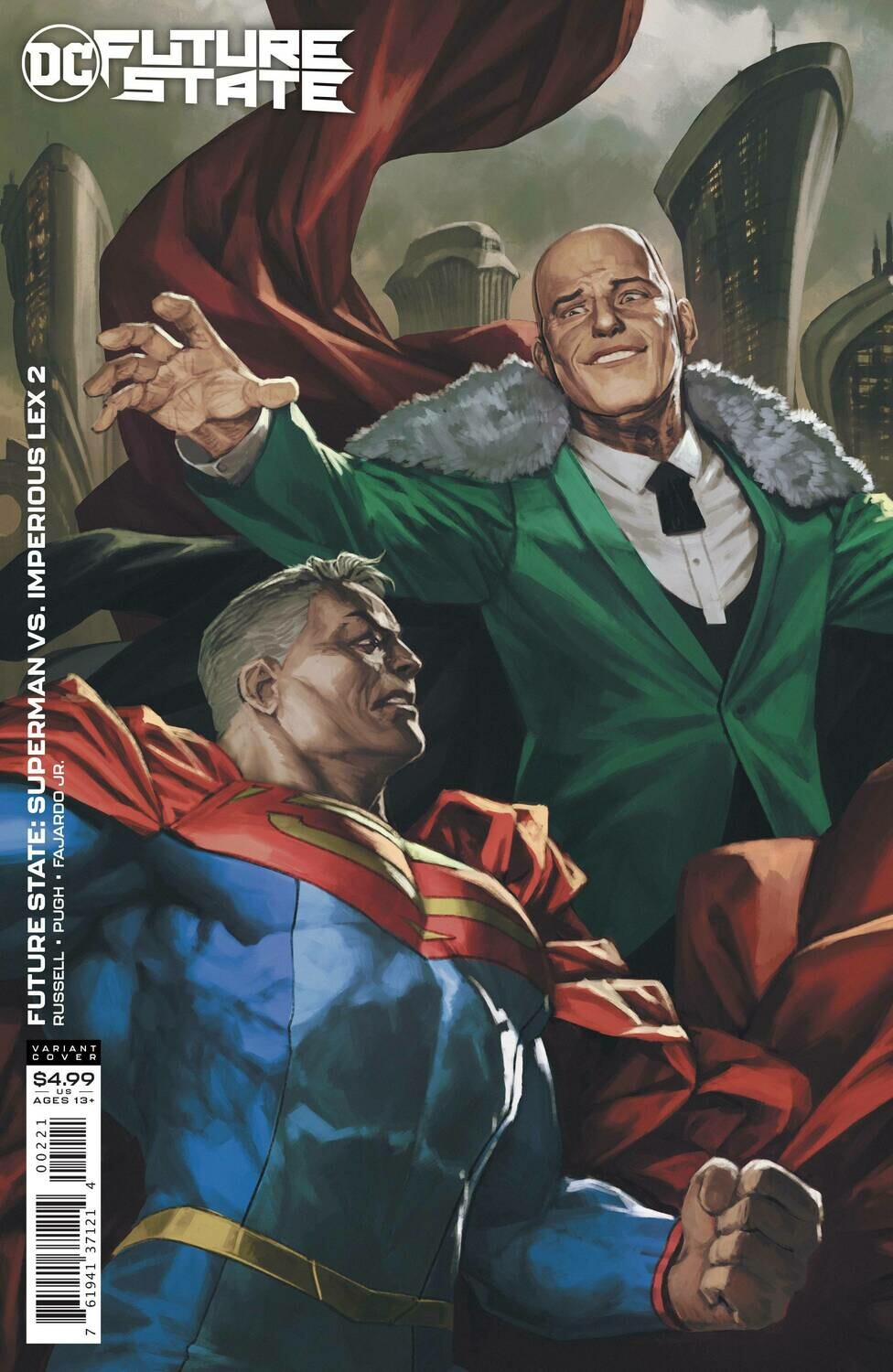 FUTURE STATE SUPERMAN VS IMPERIOUS LEX #2 CARDSTOCK VAR ED
DC COMICS
(10th March 2021)