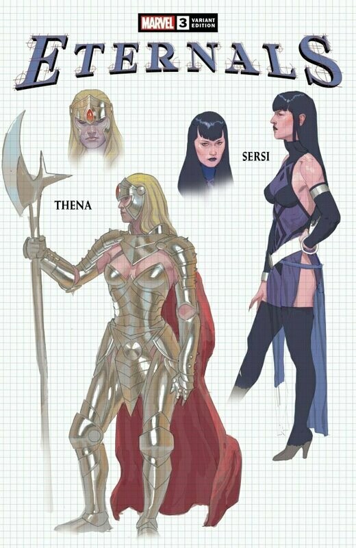 ETERNALS #3 RIBIC DESIGN VAR  MARVEL COMICS (10th March 2021)