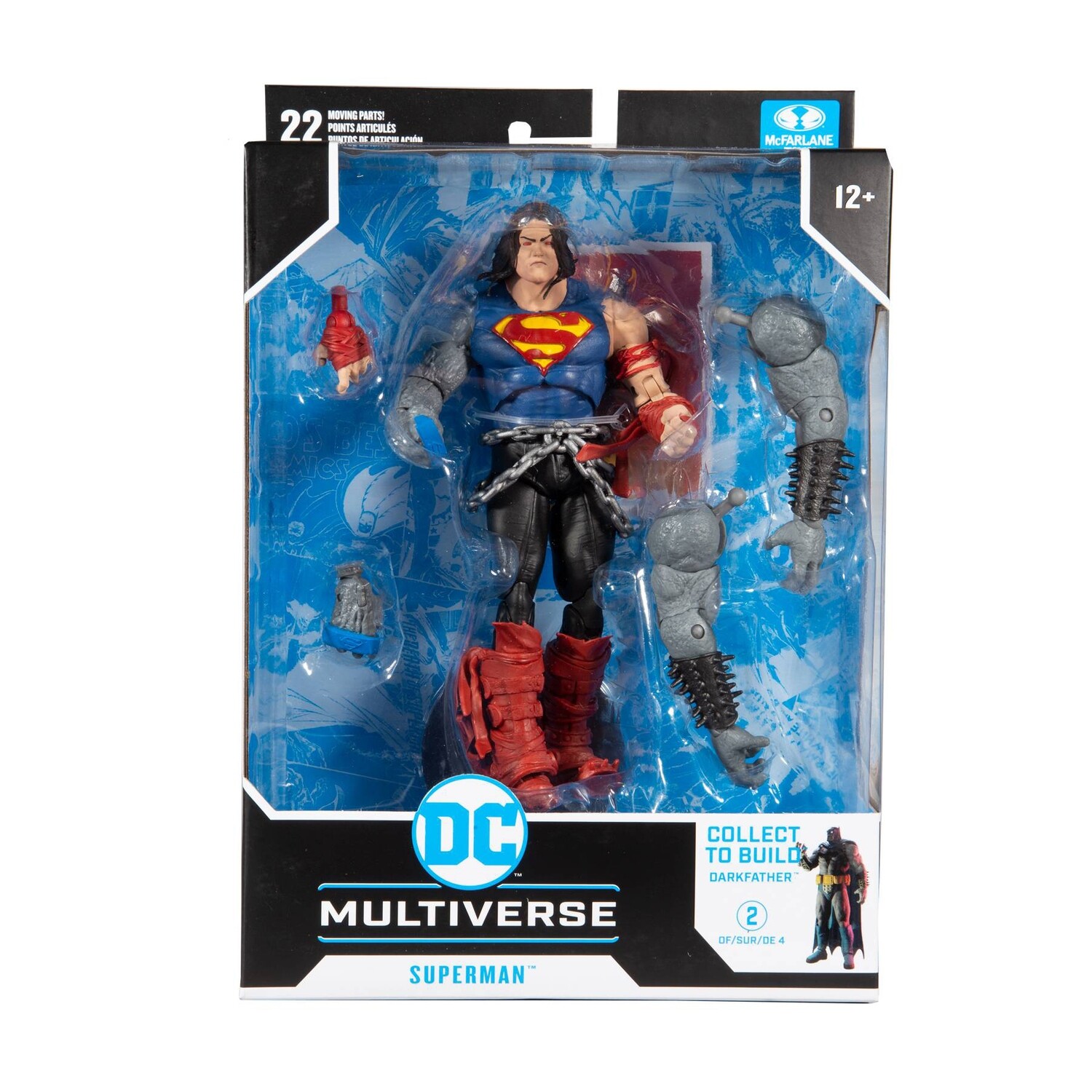 McFarlane Toys - DC Multiverse Collector Wave 4: DARK KNIGHTS: DEATH METAL SUPERMAN (DARK FATHER BAF)