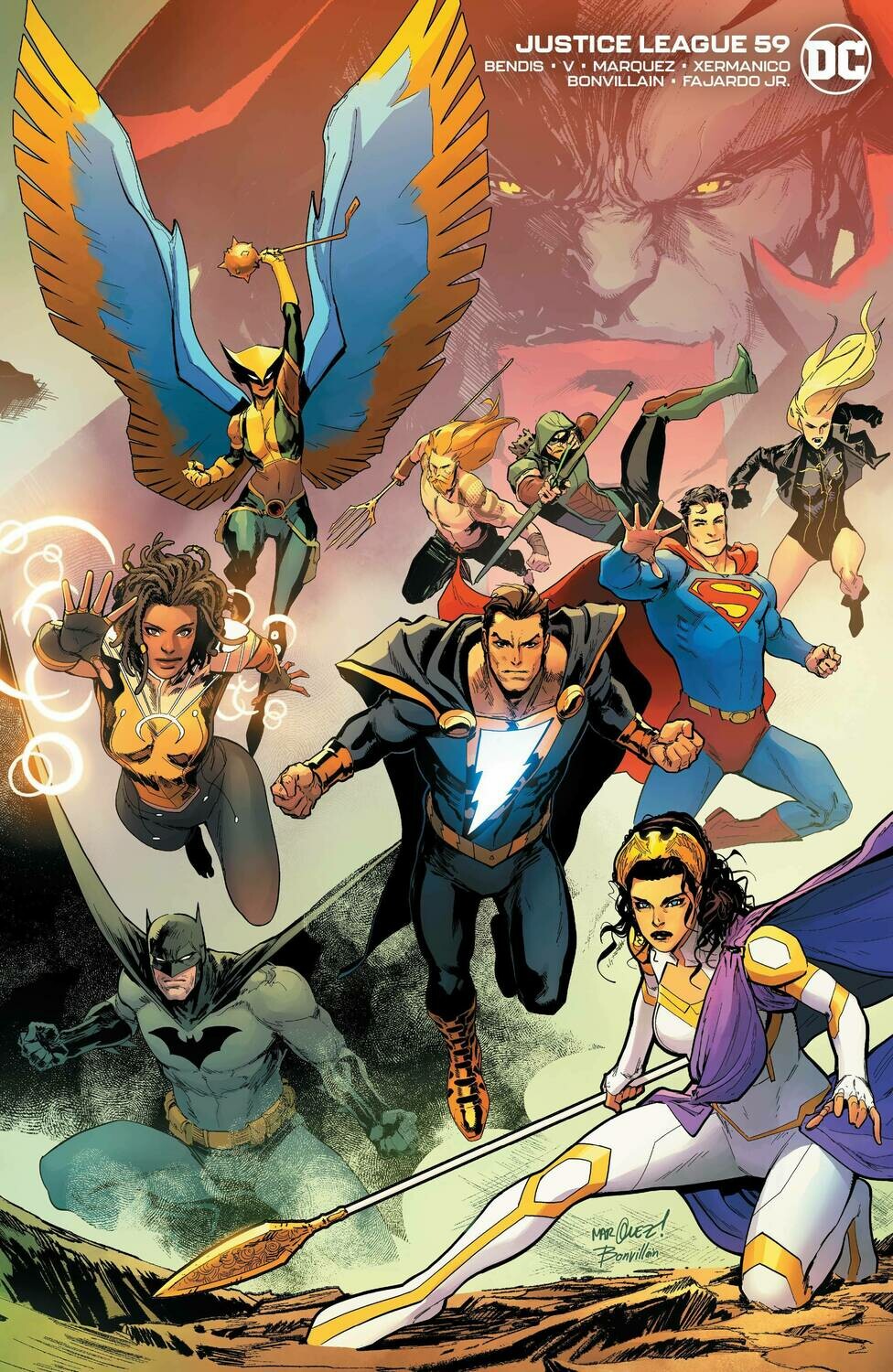 JUSTICE LEAGUE #59 CVR B MARQUEZ WRAP VAR
DC COMICS
(17th March 2021)