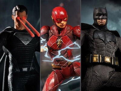 MEZCO ONE:12 COLLECTIVE ZACK SNYDER'S JUSTICE LEAGUE DELUXE BOX SET
