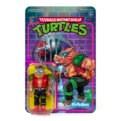 Super7 - Teenage Mutant Ninja Turtles ReAction Figure - Bebop