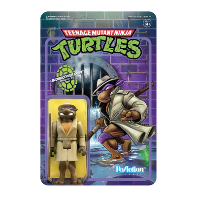 Super7 - Teenage Mutant Ninja Turtles ReAction Figure Wave 2 - Undercover Donatello