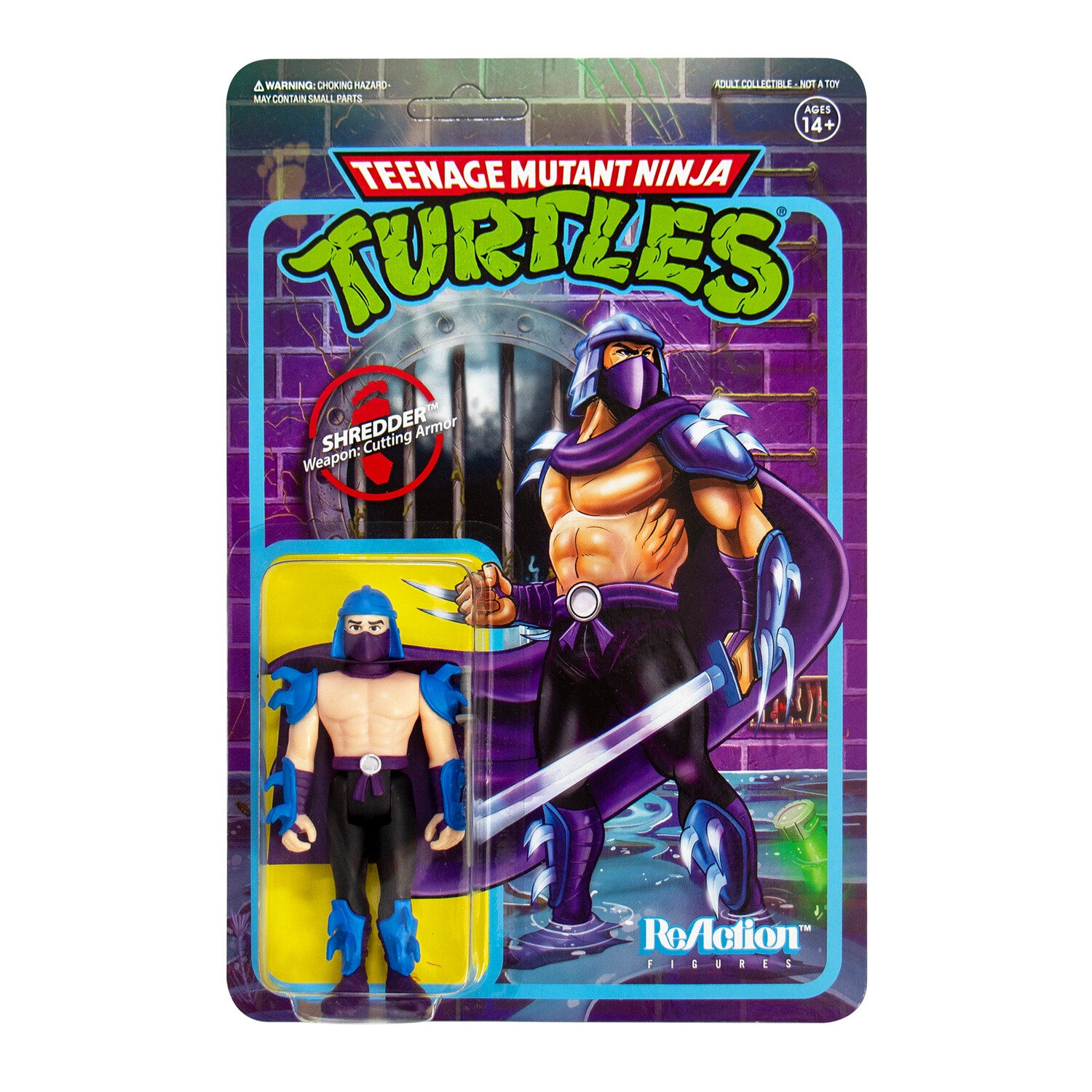 Super7 -Teenage Mutant Ninja Turtles ReAction Figure - Shredder