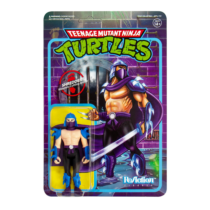 Super7 -Teenage Mutant Ninja Turtles ReAction Figure - Shredder