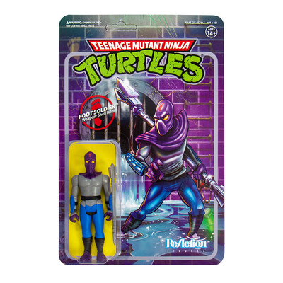 Super7 - Teenage Mutant Ninja Turtles ReAction Figure - Foot Soldier