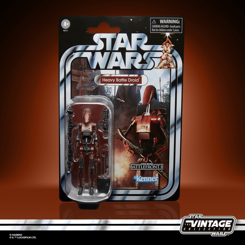 Star Wars The Vintage Collection 3.75" Gaming Greats Heavy Battle Droid (Battlefront II)