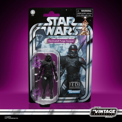 ** DAMAGED PACKAGING** Star Wars The Vintage Collection 3.75" - Gaming Greats Electrostaff Purge Trooper