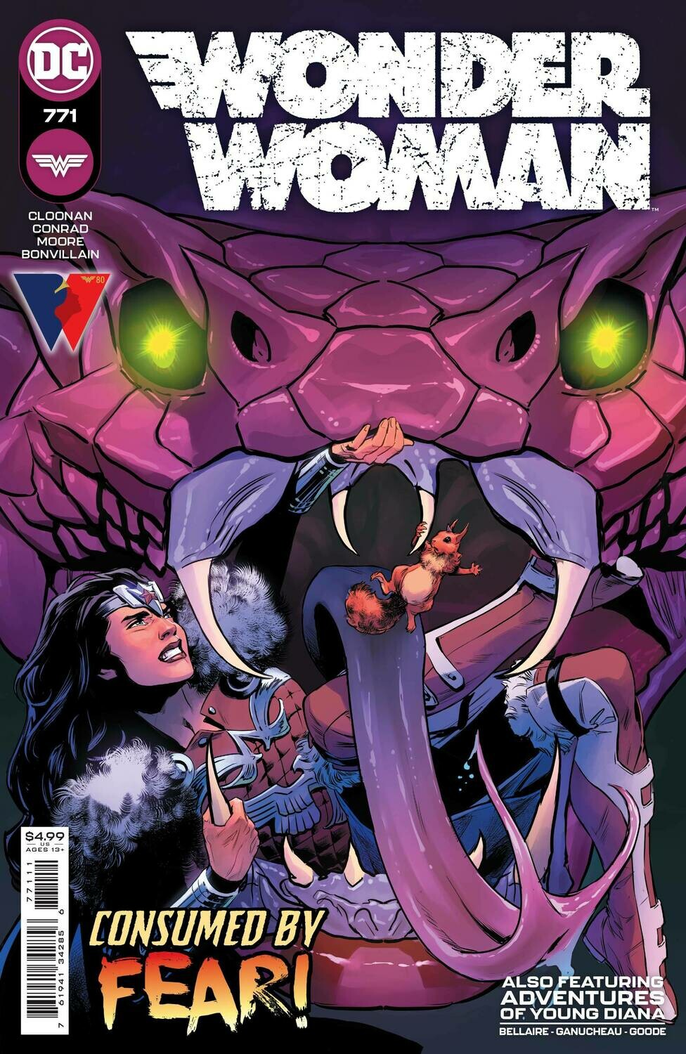 WONDER WOMAN #771 CVR A MOORE
DC COMICS
(14th April 2021)