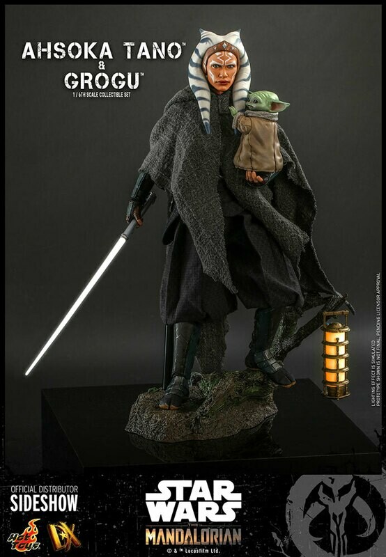 ***BROKEN ARM*** Hot Toys Star Wars: 1:6 AHSOKA TANO AND GROGU – THE MANDALORIAN