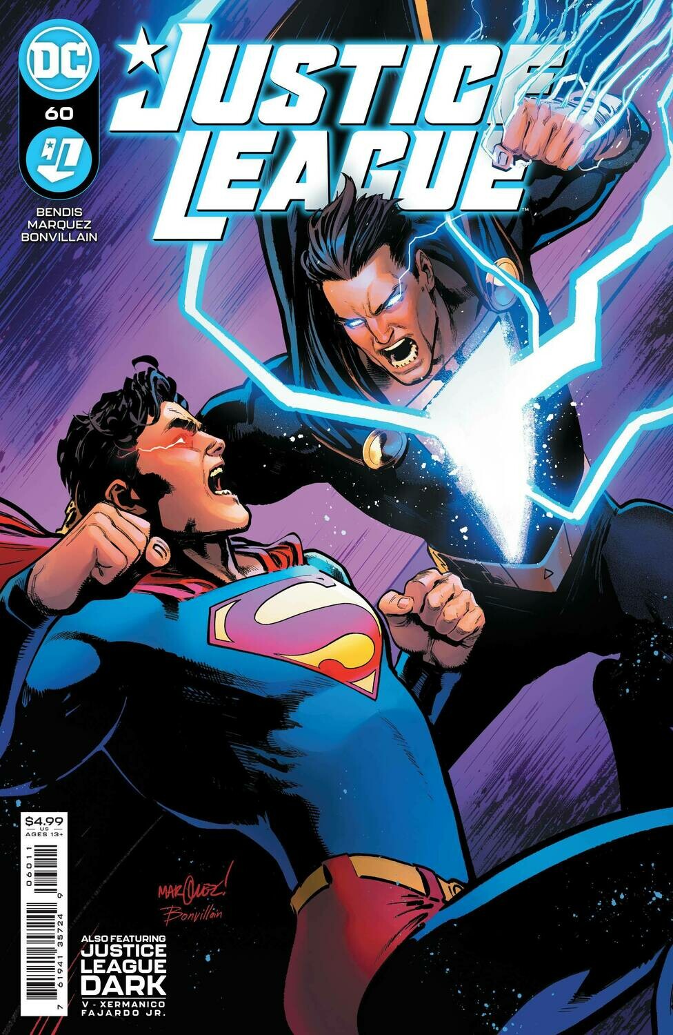 JUSTICE LEAGUE #60 CVR A MARQUEZ
DC COMICS
(21st April 2021)