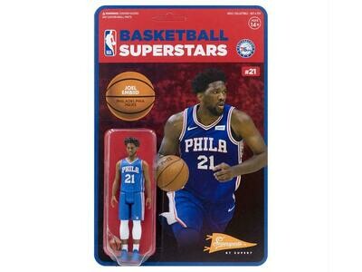 Super7 - NBA Basketball Superstars ReAction Joel Embiid (Philadelphia 76ers) Figure
