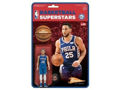 Super7 - NBA Basketball Superstars ReAction Ben Simmons (Philadelphia 76ers) Figure