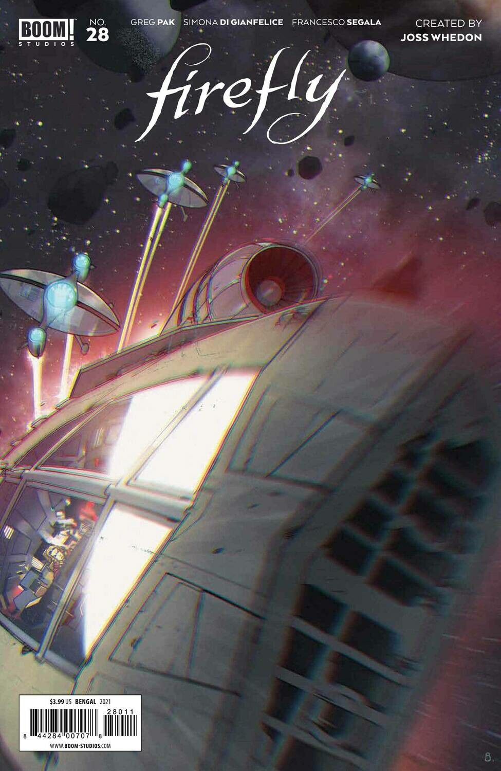 FIREFLY #28 CVR A BENGAL
BOOM! STUDIOS COMICS
(28th April 2021)