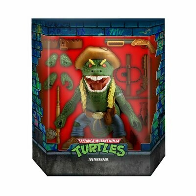 Super7 TMNT Wave 5 Ultimate LEATHERHEAD Figure (Teenage Mutant Ninja Turtles)