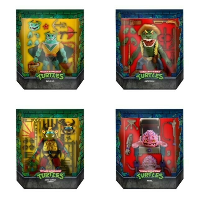 Super7 TMNT Wave 5 Ultimate  SET OF 4 (Teenage Mutant Ninja Turtles)