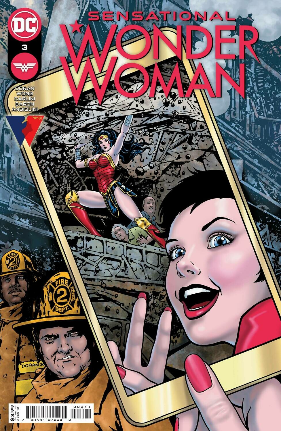 SENSATIONAL WONDER WOMAN #3 CVR A DORAN
DC COMICS
(5th May 2021)