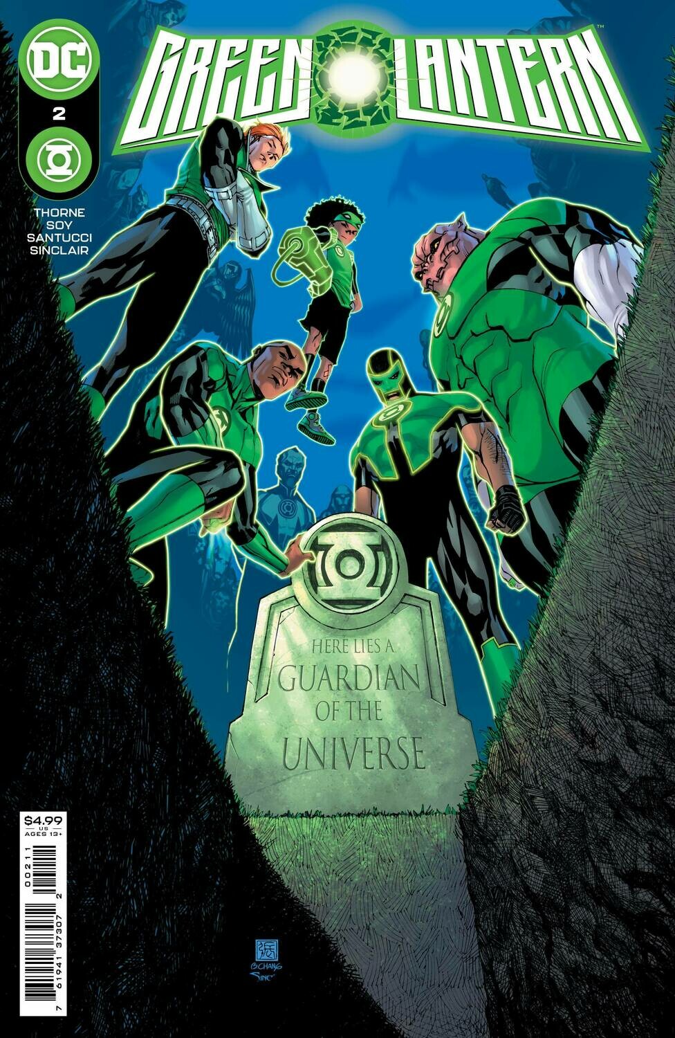 GREEN LANTERN #2 CVR A CHANG
DC COMICS
(5th May 2021)