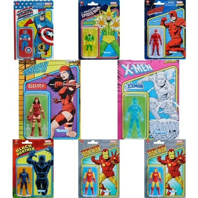 Marvel Legends RETRO COLLECTION 3.75" WAVE 2 - SEALED CASE OF 8