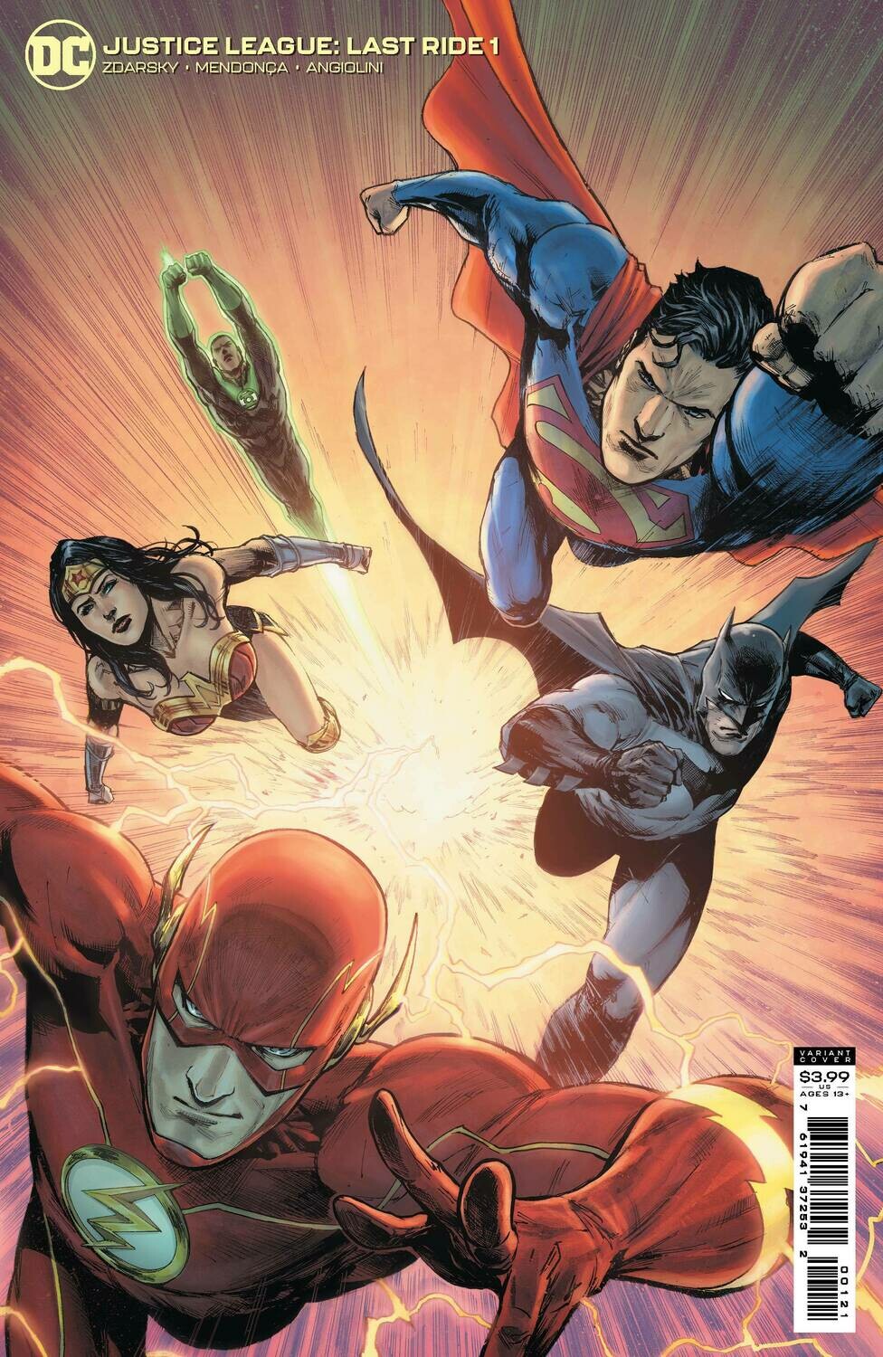 JUSTICE LEAGUE LAST RIDE #1 CVR B MENDONCA CARDSTOCK VAR
DC COMICS
(12th May 2021)