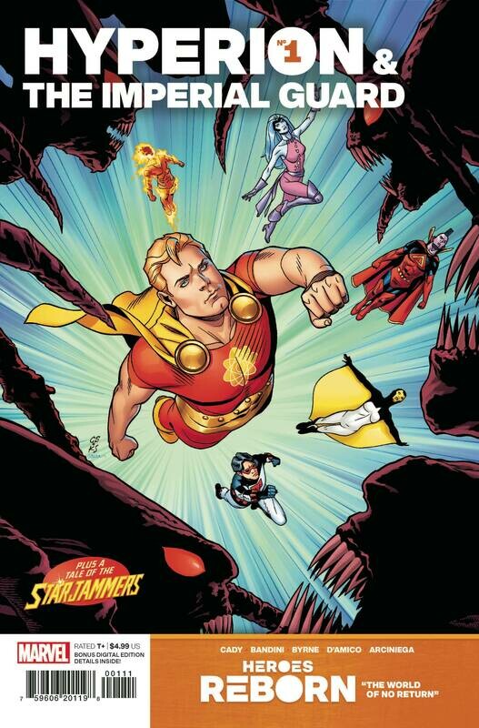 HEROES REBORN HYPERION AND IMPERIAL GUARD #1
MARVEL COMICS
(12th May 2021)