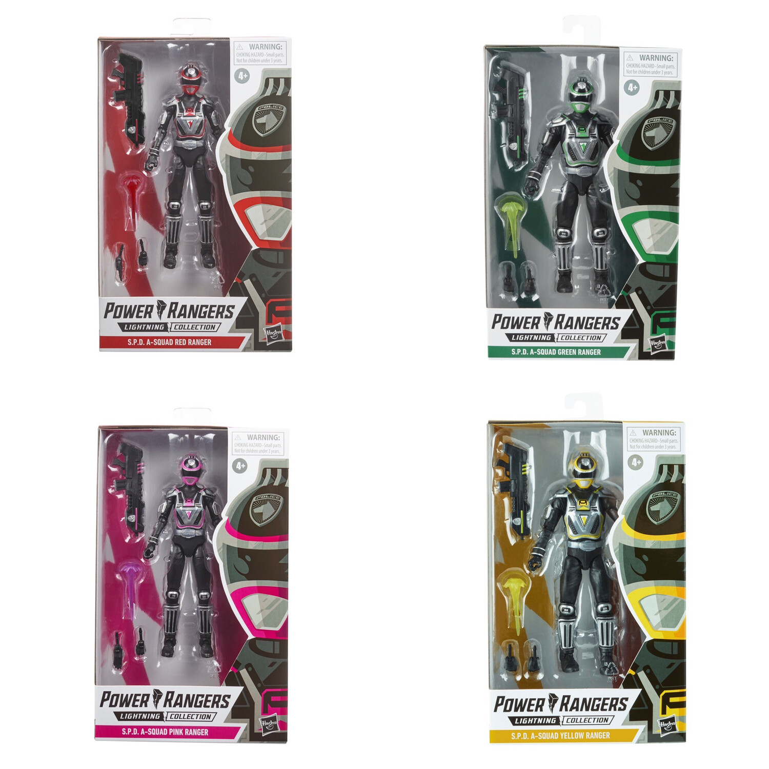 Power Rangers Lightning Collection Wave 10 Set of 4