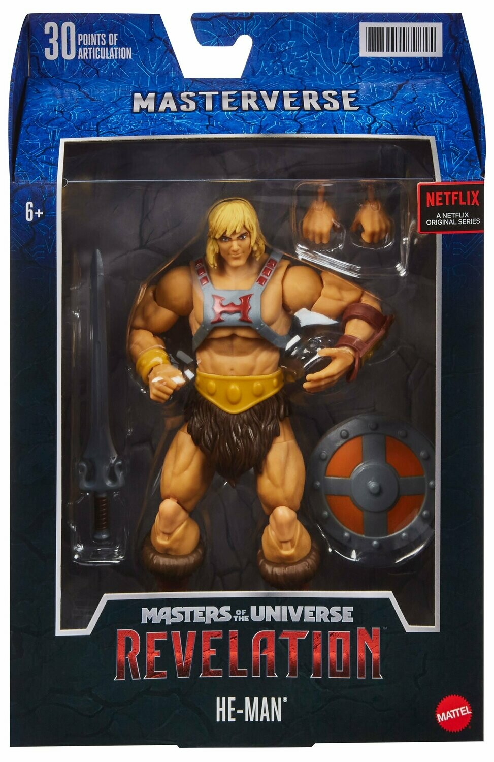 Masters of the Universe REVELATION Wave 1  He Man Action Figure (MASTERVERSE)