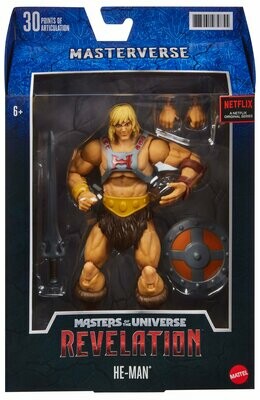 Masters of the Universe REVELATION Wave 1  He Man Action Figure (MASTERVERSE)
