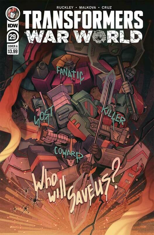 TRANSFORMERS #29 CVR A MALKOVA
IDW COMICS
(26th May 2021) TRANSFORMERS #29 CVR A MALKOVA
IDW COMICS
(26th May 2021)
