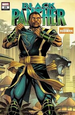 BLACK PANTHER #25 REBORN VAR
MARVEL COMICS
(26th May 2021) BLACK PANTHER #25 REBORN VAR
MARVEL COMICS
(26th May 2021)