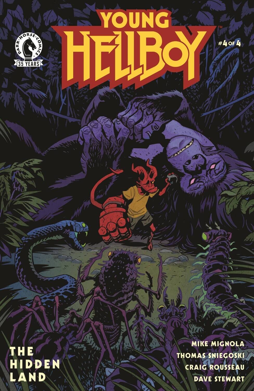 YOUNG HELLBOY THE HIDDEN LAND #4 (OF 4) CVR A SMITH
DARK HORSE COMICS
(2nd June 2021)