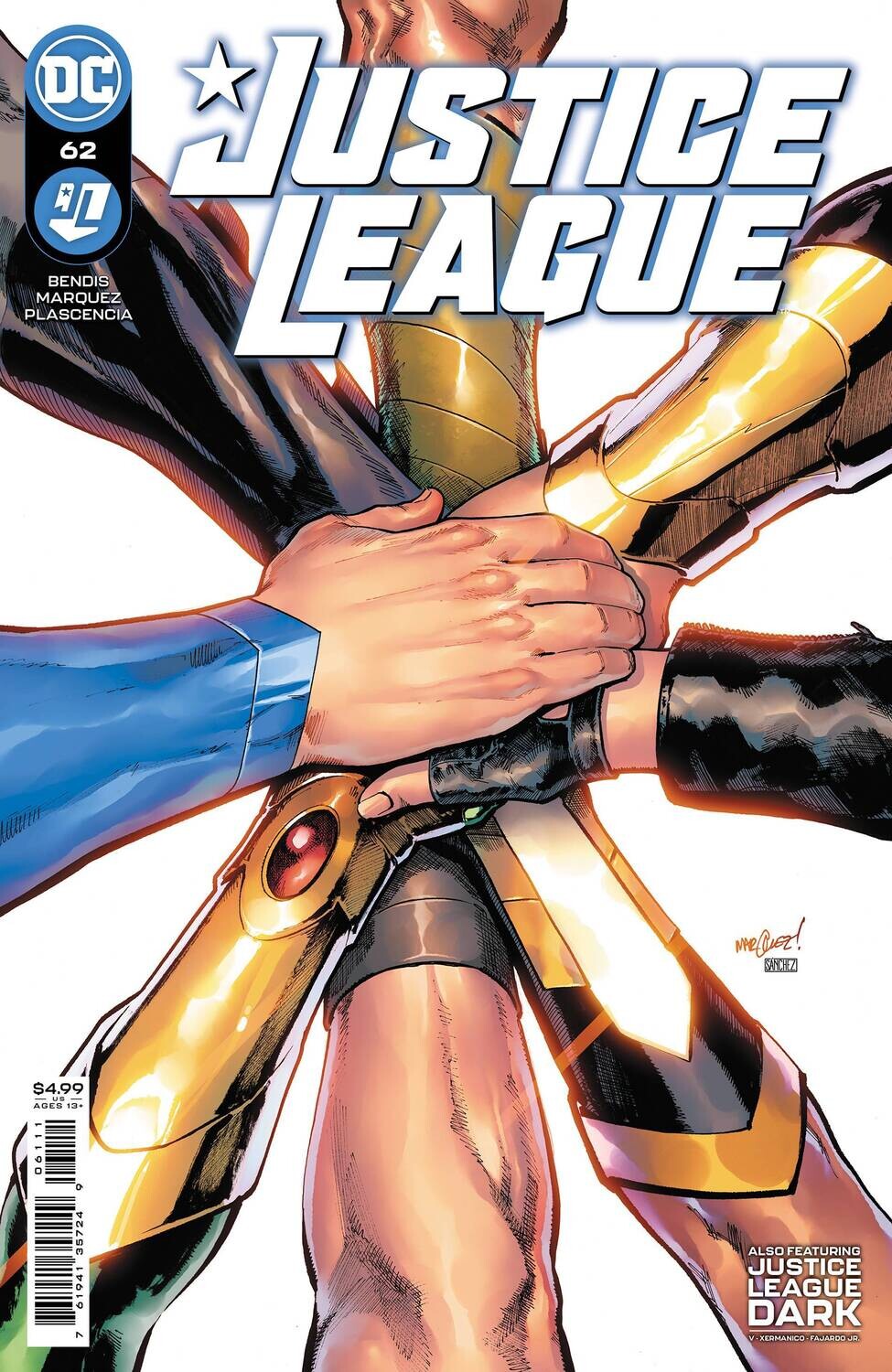 JUSTICE LEAGUE #62 CVR A MARQUEZ
DC COMICS
(2nd June 2021)
