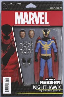 HEROES REBORN #5 (OF 7) CHRISTOPHER ACTION FIGURE VAR
MARVEL COMICS
(2nd June 2021) HEROES REBORN #5 (OF 7) CHRISTOPHER ACTION FIGURE VAR
MARVEL COMICS
(2nd June 2021)