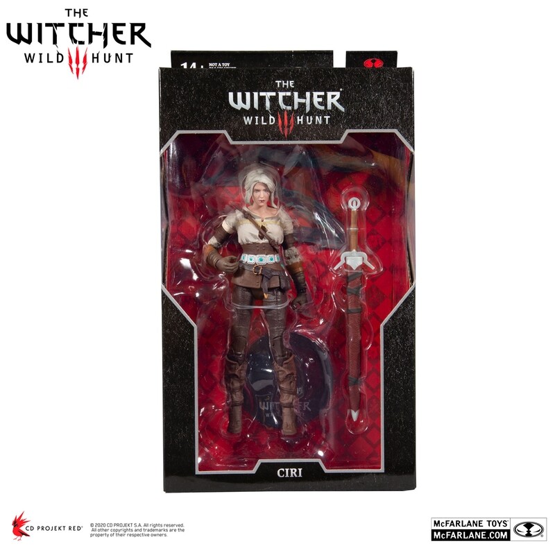 McFarlane Toys 7" The Witcher - Ciri (Cirilla Fiona Elen Riannon)