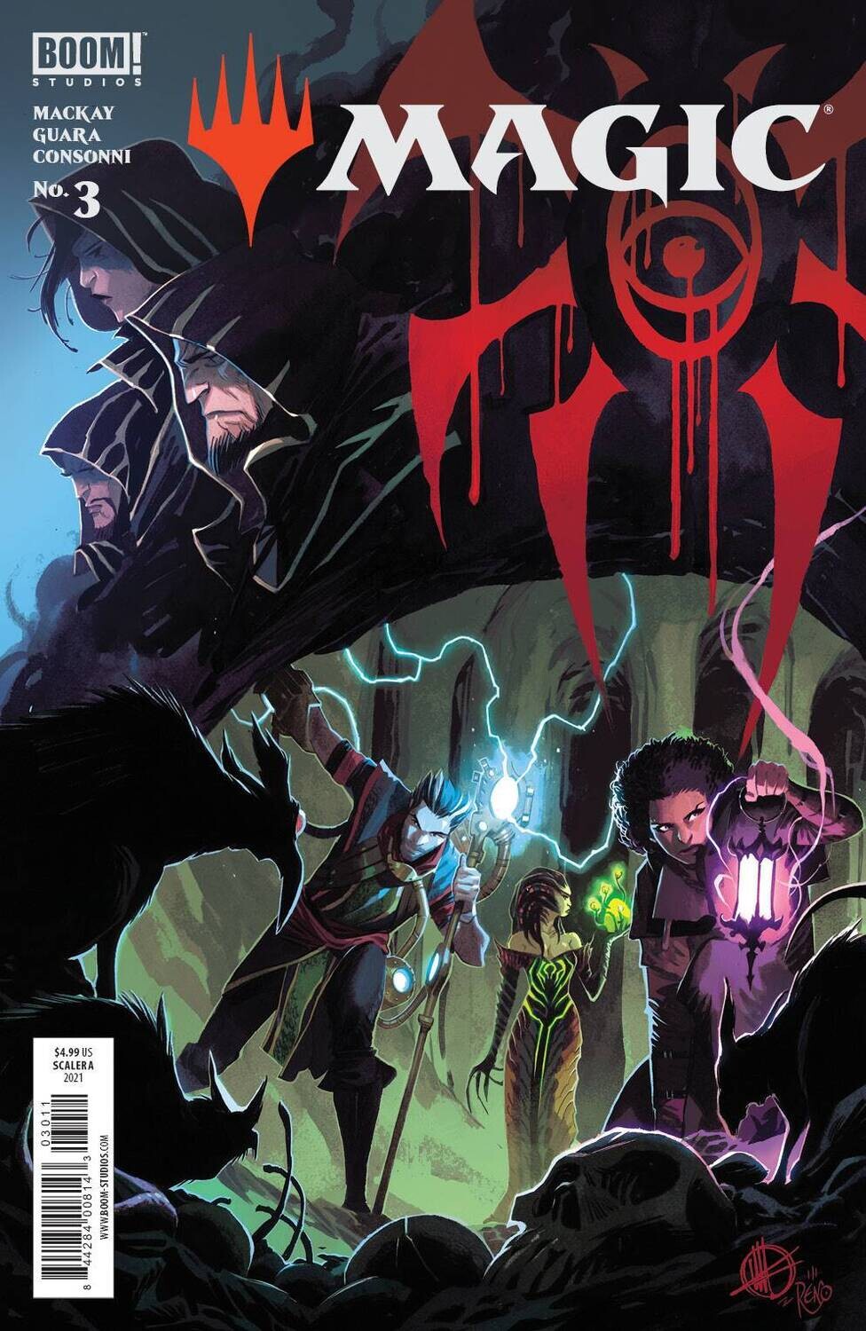 MAGIC THE GATHERING (MTG) #3 CVR A SCALERA
BOOM! STUDIOS COMICS
(9th June 2021)