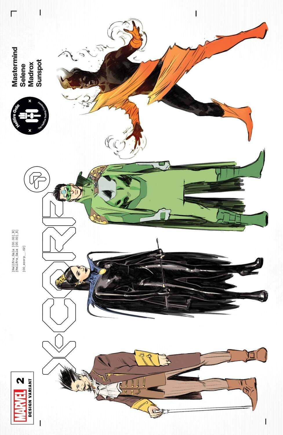 X-CORP #2 FOCHE CHARACTER DESIGN VAR
MARVEL COMICS
(16th June 2021)