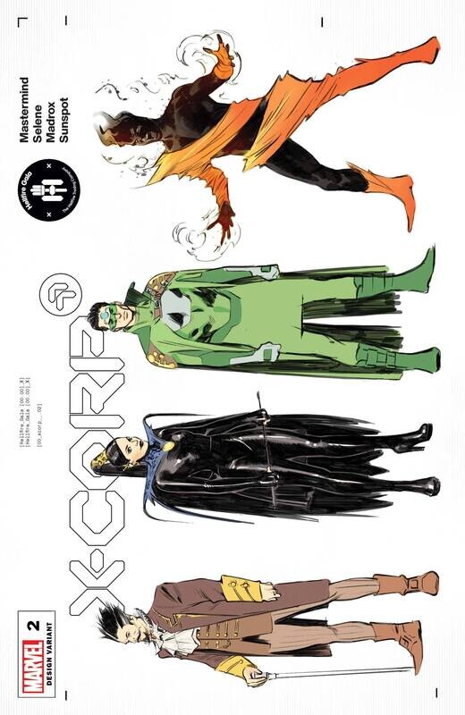 X-CORP #2 FOCHE CHARACTER DESIGN VAR
MARVEL COMICS
(16th June 2021)