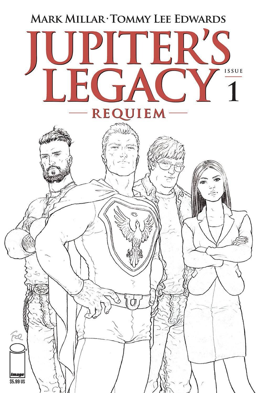 JUPITERS LEGACY REQUIEM #1 (OF 12) CVR C QUITELY B&W (MR)
IMAGE COMICS
(16th June 2021)