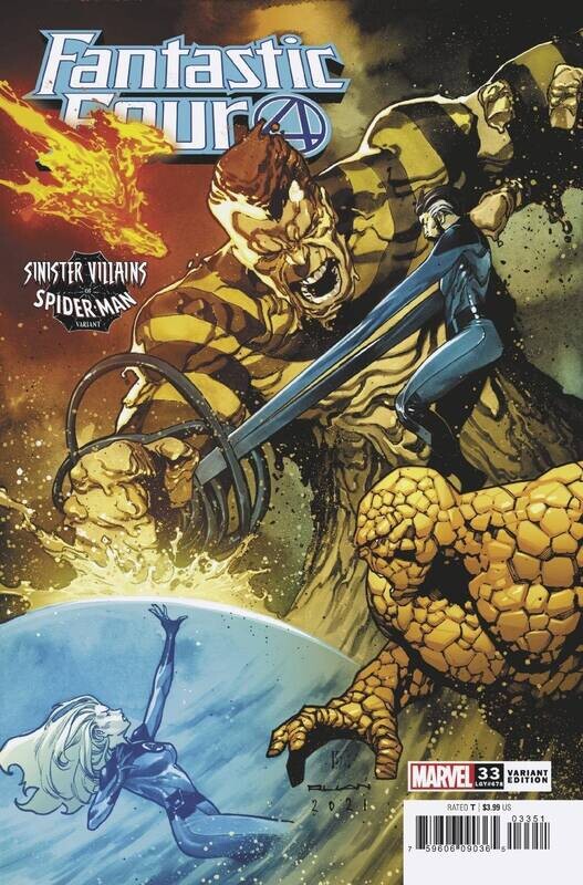 FANTASTIC FOUR #33 RUAN SPIDER-MAN VILLAINS VAR
MARVEL COMICS
(16th June 2021)