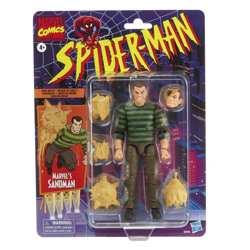 ***PRE ORDER*** Marvel Legends 6" Spider-Man Vintage Sandman